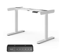 Ergotopia Desktopia One - Scrivania regolabile in altezza, telaio da tavolo elettrico regolabile in altezza, certificato TÜV, scrivania regolabile in altezza con sistema a doppio motore, 7 anni di