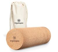 Ergotopia Rullo Massaggiatore in Sughero Ecologicamente Sostenibile/Foam Roller in Materiale Naturale per l'Automassaggio nella Vita di Tutti i Giorni/Rullo Fasciale per Allenamento Sano