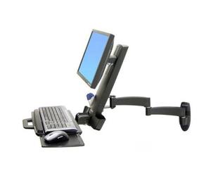 Ergotron 200 Series Combo Arm 61 cm (24") Nero Parete