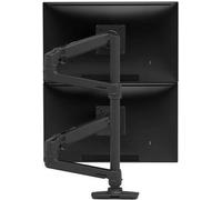 Lx Series Lx Dual Stacking Arm, Tall Pole, Matte Black 101,6 Cm (40 pollici pollici ) Morsa Nero