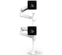 Ergotron LX Series LX Dual Stacking Arm Tall Pole 101,6 cm (40") Alluminio Scrivania