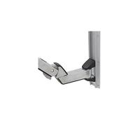 Ergotron 97-858-026 StyleView Sit-Stand Combo Extender - Short - mounting Component (Extender arm Wall Track Slider arm Cover) - Polished Aluminum
