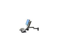 ERGOTRON - Braccio a muro serie 200 Combo Arm - per LCD fino a 24 pollici e Tastiera - Nero