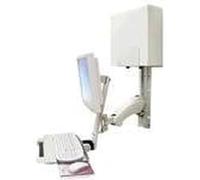 Ergotron Braccio combinato HD con supporto per CPU medio, nero