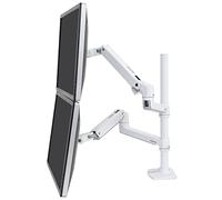 Ergotron LX Series Dual Stacking Arm 101,6 cm (40") Morsa Bianco [45-509-216]
