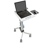 Ergotron - Carrello per portatile Neo-Flex, postazione di lavoro mobile da tavolo - Laptop, Grigio (24-205-214)