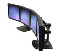Ergotron DS Series Quad Monitor Horizontal Nero