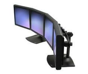 Ergotron DS Series Quad Monitor Horizontal Nero