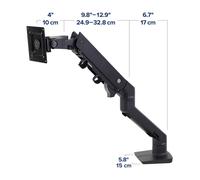 Ergotron HX Series 45-647-224 supporto da tavolo per Tv a schermo piatto 124,5 cm (49") Morsa Nero ( 45-647-224 )