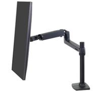Ergotron Braccio per monitor LX con colonna alta, supporto da tavolo | Dimensioni schermo: 34" | nero opaco