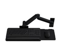 Ergotron LX Pro 45-685-292 Supporto Tastiera Mouse Parete Alluminio Nero Max 2,3kg