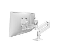 Ergotron - LX Pro Premium Dual Direct Monitor Braccio, VESA Desk Mount - per 2 monitor fino a 27 pollici, 4,1 kg ciascuno - Bianco