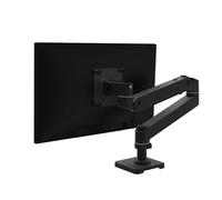 Ergotron - LX Pro Premium Monitor Braccio, Supporto da scrivania per monitor singolo - adatto per monitor di computer ultramandati piatti fino a 34 pollici, da 4 a 10 kg, VESA 75 x 75 mm o 100 x 100