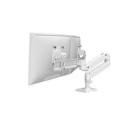 Ergotron - LX Pro Premium Dual Direct Monitor Braccio, VESA Desk Mount - per 2 monitor fino a 27 pollici, 4,1 kg ciascuno - Bianco