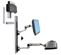 Ergotron LX Series Wall Mount System 68,6 cm (27") Parete Nero, Argento [45-253-026]