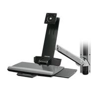 "StyleView Sit-Stand Combo Arm 61 cm (24"") Alluminio, Supporto" "bianco, 13,2 kg, 61 cm (24""), 75 x 75 mm, 100 x 100 mm, Alluminio"