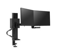 Ergotron - Supporto VESA per doppio monitor TRACE™ - per due monitor fino a 27 pollice, 1,8-4,9kg ciascuno - Nero opaco (45-631-224)