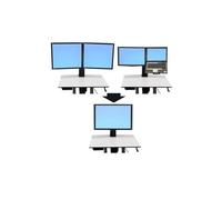 Ergotron WorkFit Convert-to-Single HD Kit from Dual or LCD & Laptop 76,2 cm [30]