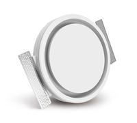 ERGOVENT RONDO-125 - Aspiratore 125mm Tondo per Soffitto, Diffusore Verniciabile , Valvola a Disco con Magnete, Design poco Appariscente