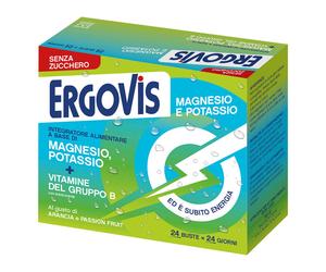 Ergovis Magnesio e Potassio e Vitamine Gruppo B ed è subito energia Bu
