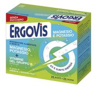 Ergovis Magnesio + Potassio con Vit.B Senza Zucchero 24 Bustine