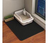 ERHAOG Tappetino Lettiera Gatto 60 * 45 cm Impermeabile Tappetino Per Lettiera Gatti, Tappetino Raccogli Sabbia Lettiera Gatto