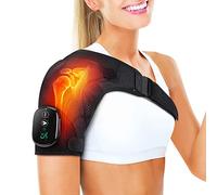 ERHIVORA Tutore per spalla riscaldato per donne e uomini, massaggiatore per spalle e spalle, cuscinetto riscaldante per collo e spalle