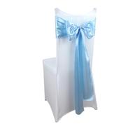 ERHTGUO 10/50PCS Satin Chair Sashes Bows Universal Ribbon Ties Back Sash for Wedding Party Events Banquets Hotel Event Cover(D,10 PCS)