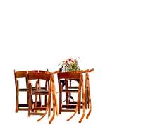 ERHTGUO 24/50/100pcs Chair Sashes Decorative Strap Bows Designed Ribbon for Wedding Banquet Party Aisle Decor Home DIY Gift(Terracotta,50pcs-4x200cm)
