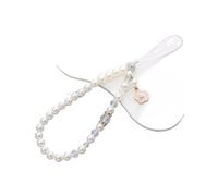 ERHTGUO 2pc Sweet Bow Beaded Keychain Cute Love Pin Design Pendant Keyring Accessories Women Purse Bag Earphone Cover Decoration(PURPLE)