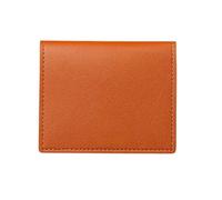 ERHTGUO 2Pcs Card Bag Slim and Compact Bank ID Case Driver's License Wallet Simple and Anti Demagnetization Holder(Brown)