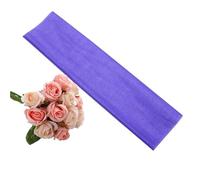 ERHTGUO 3pc 45cm Width 5 Meter Sheer Crystal Organza Tulle Roll Fabric for Wedding Show Party Decoration Chair Sashes(Purple)