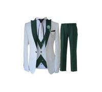 ERHTGUO Abito da Uomo Slim Fit, Abito Sposa Formale, 3 Pezzi, Sposo, Festa e Ballo (Giacca + Gilet + Pantaloni)