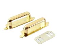 ERHTGUO Arch Bridge Buckle Bag Straps Connector Clasp For Handbag Purse Side Clip D Ring Hook DIY Crafts Accessory(F1-17-LightGold,15pcs)