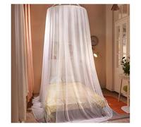 ERHTGUO Canopy Mosquito Net Window For Double Bed Fabric Door Folding Tent Curtain Extendable Anti Romantic(White)