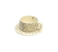 ERHTGUO Ceramic Coffee Cup Hand Painted Floral Overglaze Vintage Style Latte Mug For Afternoon Tea Home Cafe Use(1pcs-C)