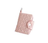 ERHTGUO Ins Simple Zero Wallet Girls Candy Color Card Bag Student Backpack Pendant Buckle Small Coin Purse Cute(Pink)