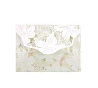 ERHTGUO Invito a nozze creativo vuoto a giglio for gli ospiti Carta for il banchetto(Milk white)