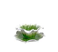 ERHTGUO Nordic Flower Shape Mug Set Ceramic Cup Couple Afternoon Tea Coffee Saucer Creative Home Office Drinkware(Color 3)