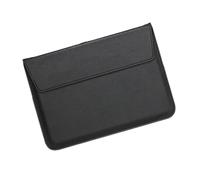 ERHTGUO PU Leather Men's And Women's Laptop Case Bag 13/15 English Computer Stand(15in-black)