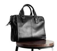 ERHTGUO Soft Men's Business Briefcase Leather Handbag Shoulder Bag For Men Commuting Trip Crossbody