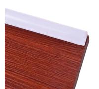 ERHTGUO Striscia di Tappo dell'Acqua in Silicone Flessibile for Controsoffitto della Cucina Che Mantiene La Diga Doccia del Bagno Barriera(2,180cm)