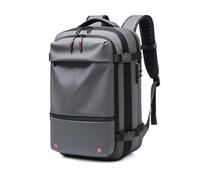 ERHTGUO Travel Men 17 Inch Laptop Backpack Vacuum Compression Business Large Capacity School Expand Outdoor(Grey-NO Pumps)
