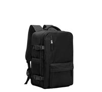 ERHTGUO Vacuum Compression Backpack Camping Travel For, Aircraft Cabin 15.6 In Laptop Schoolbag(Black)