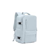 ERHTGUO Vacuum Compression Backpack Camping Travel For, Aircraft Cabin 15.6 In Laptop Schoolbag(Blue)