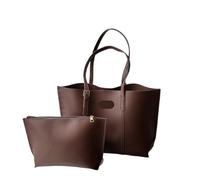 ERHTGUO Women's Bag Large Capacity Soft Leather Tote Bags Casual Versatile Single Shoulder Handbag Mommy Handbags Autumn And Winter(Coffee)