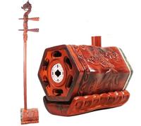 Erhu cinese, Erhu del drago in legno di sandalo rosso intagliato, strumenti a corda cinesi con draghi