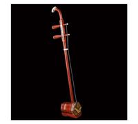 Erhu cinese, Erhu esagonale in legno di sandalo rosso, tradizionale cinese, con accessori, paletta curva for principianti