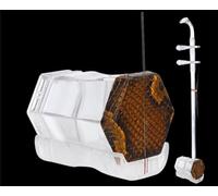 Erhu cinese, Strumento a corde cinese in resina di cristallo Erhu