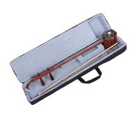 Erhu cinese, Strumento cinese Erhu esagonale in legno di sandalo rosso con scatola e accessori for archetto, colore del legno